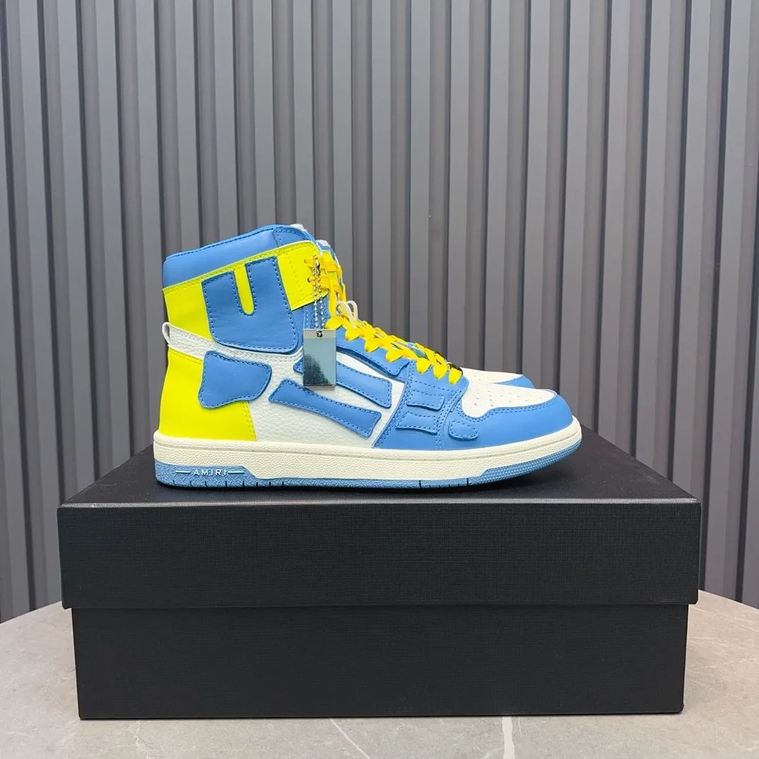 Men's shoes💰620💰 AMIRI AMIRI trendy brand hot sale🔥 Available all year round✅Couples💑 Official website synchronization Imported fabrics 1⃣️ratio 1⃣️Re-engraved, original factory special original sole, 35-45 (38.45. Non-refundable)